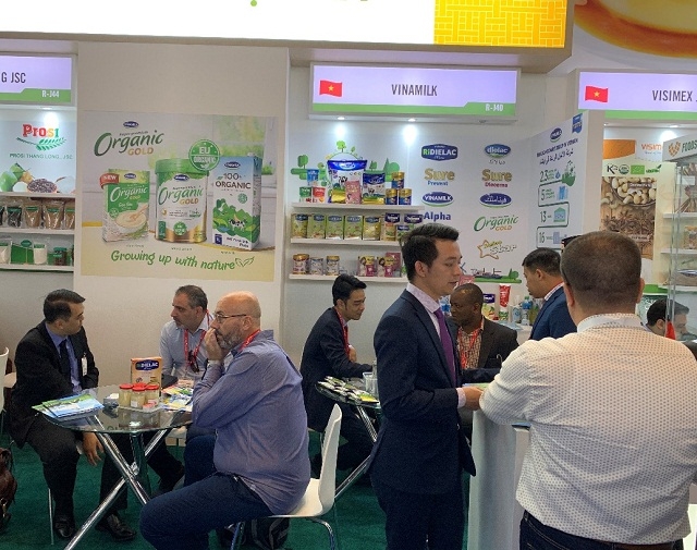 Dòng sản phẩm Organic cao cấp được Vinamilk giới thiệu một cách nổi bật tại Hội chợ