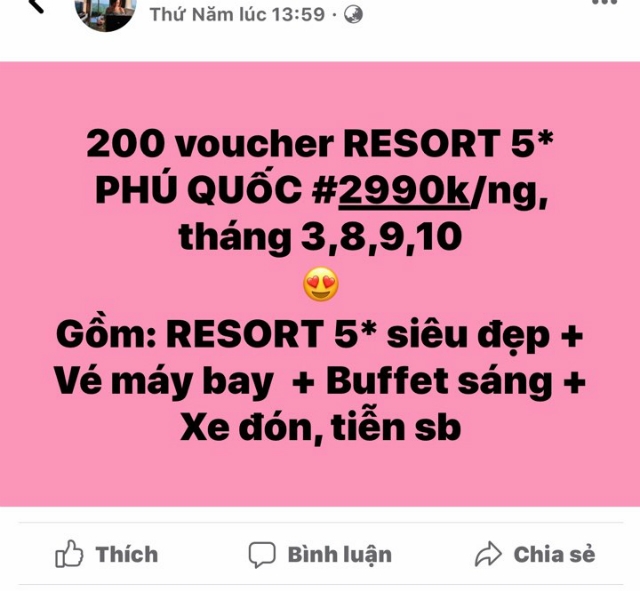 Các chương trình khuyến mại được nhân viên du lịch giới thiệu khá nhiều
