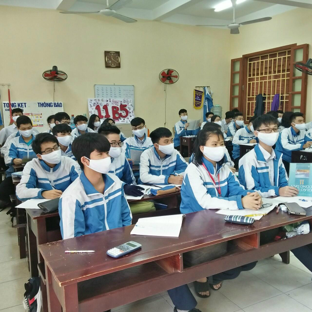 Toàn bộ số khẩu trang vải phát miễn phí cho học sinh được trích từ nguồn ngân sách TP Hải Phòng