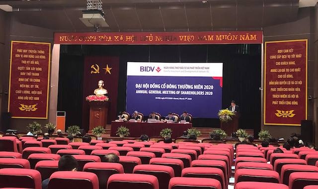 Đại hội cổ đông thường niên năm 2020 của Ngân hàng TMCP Đầu tư và Phát triển Việt Nam