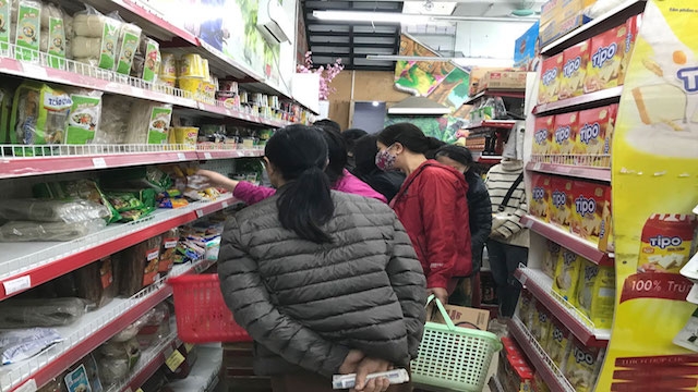Có hiện tượng nhiều người dân mua tích trữ các mặt hàng thực phẩm