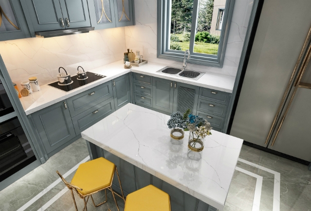 Mặt đá thạch anh VICOSTONE truyền cảm hứng sáng tạo cho không gian sống, mang đến vẻ đẹp bền bỉ, sang trọng.