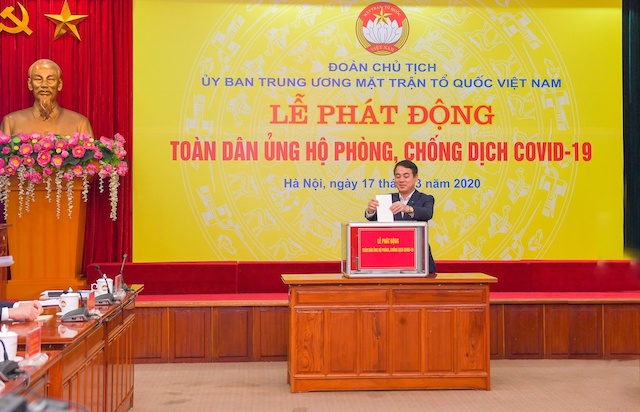 Ngành ngân hàng hưởng ứng Lời kêu gọi “Toàn dân tham gia ủng hộ phòng chống dịch Covid-19” của Đoàn Chủ tịch Uỷ ban Trung ương Mặt trận Tổ quốc Việt Nam