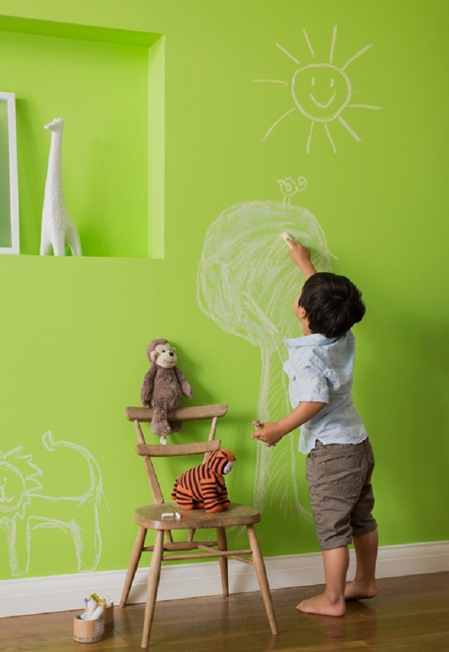 Để bé thoải mái vẽ tay và tha hồ công việc sáng tạo đầy lý thú này với những viên phấn