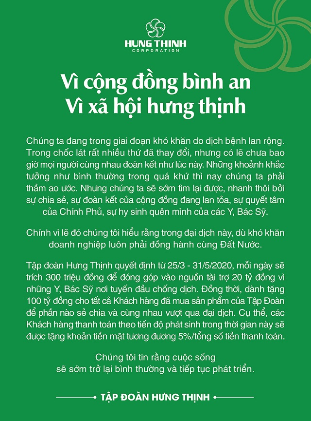 Vì cộng đồng bình an, vì xã hội hưng thịnh