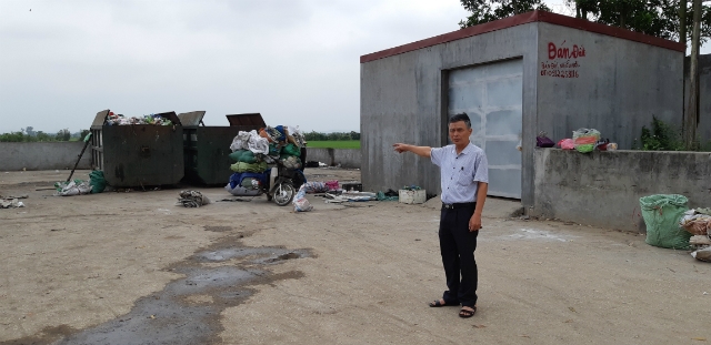 Ga rác của HTX An Hưng được đánh giá là ga rác đẹp, vệ sinh nhất tại vùng ngoại thành Hải Phòng