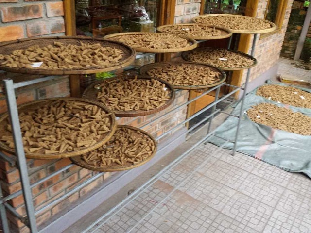 Hương trầm cũng là một trong những sản phẩm của các làng làm hương tại xã Duyên Hải (Ảnh:Internet)