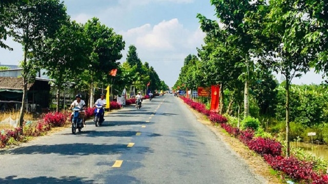Đường nông thôn mới tại huyện Châu Thành A (Ảnh: Internet)