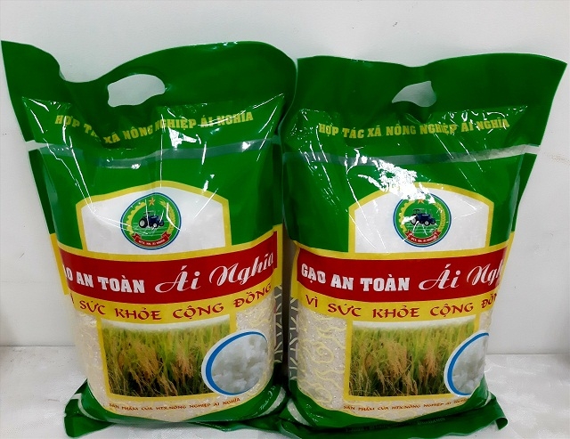 Gạo an toàn Ái Nghĩa đã được công nhận sản phẩm OCOP 3 sao cấp tỉnh (Ảnh: Tư liệu)