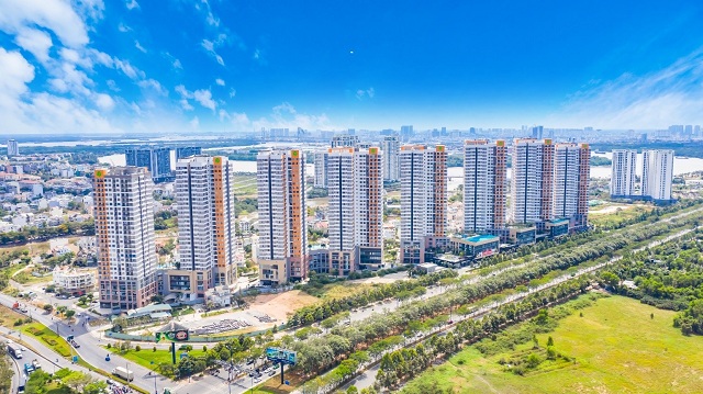 BĐS Trung tâm tại khu vực TP.HCM là một trong ba dòng sản phẩm chủ lực của Novaland (Ảnh: Dự án The Sun Avenue, Q.2)