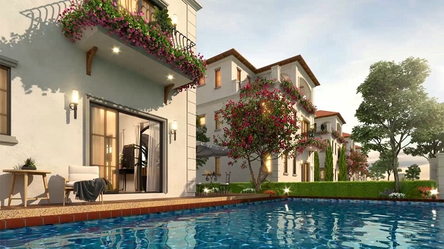 Phối cảnh phân kỳ Valencia – Đô thị sinh thái thông minh Aqua City phía đông TP.HCM của Novaland