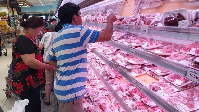 Big C giảm giá từ 6 - 25% tất cả các sản phẩm thịt lợn (Ảnh Internet)