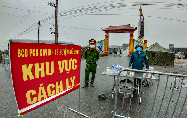 Thôn Hạ Lôi chính thức bị cách ly 28 ngày kể từ ngày 8/4.