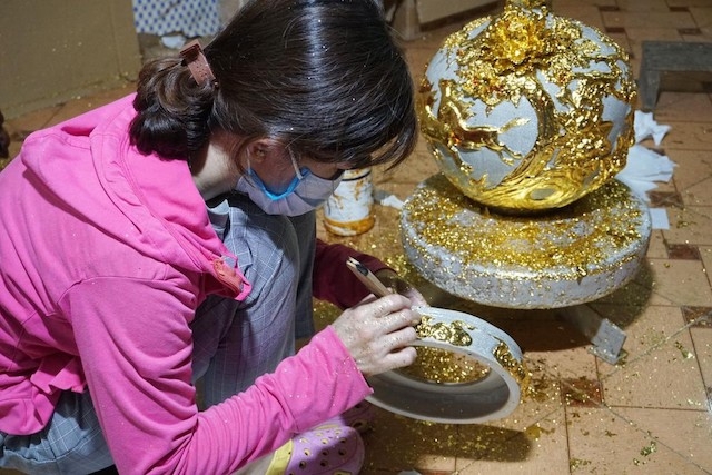 HTX Công nghiệp Quỳ vàng Kiêu Kỵ đã giữ vững nghề dát vàng của người dân Kiêu Kỵ (Ảnh: TL)