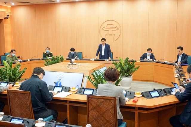 Chủ tịch UBND TP cho biết Hà Nội đã cơ bản kiểm soát được tình hình dịch Covid-19 (Ảnh Internet)