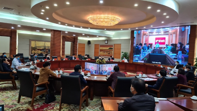 Quang cảnh cuộc họp chiều ngày 15/4