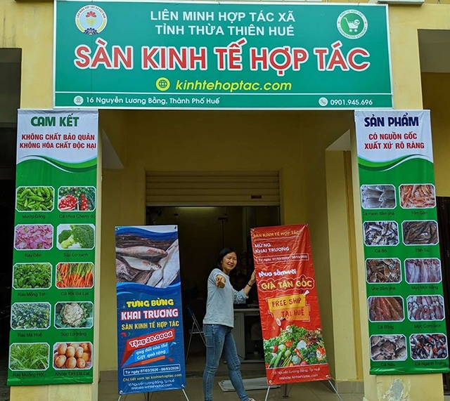 Sàn Kinh tế hợp tác được thành lập để giải cứu nông sản của các HTX tỉnh Thừa Thiên - Huế (Ảnh: TL)