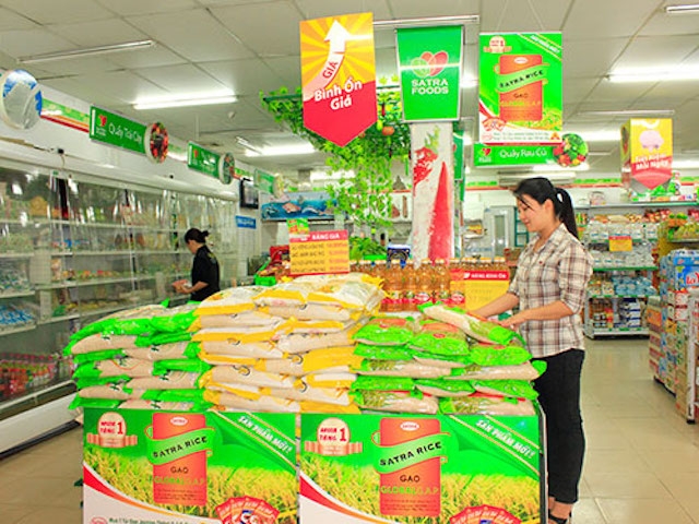 Giá gạo bán lẻ tại các siêu thị vẫn ổn định so với thời điểm chưa có dịch (Ảnh minh hoạ: Internet)