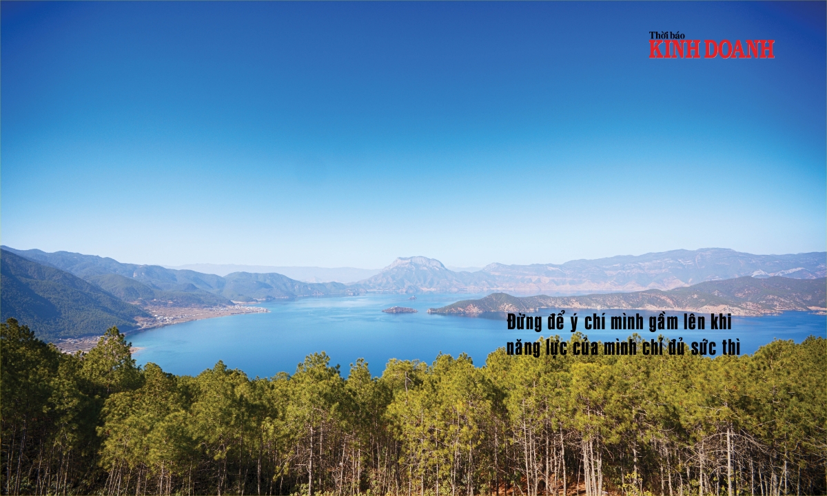 Đừng để ý chí mình gầm lên khi năng lực của mình chỉ đủ sức thì thầm. Thomas Fuller