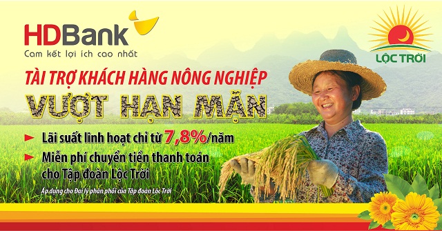 HDBank triển khai gói vay ưu đãi hỗ trợ khách hàng nông nghiệp vượt hạn mặn