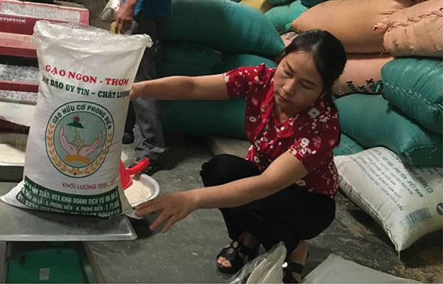 Gạo hữu cơ Phong Điền được người tiêu dùng tin tưởng lựa chọn (Ảnh: TL)