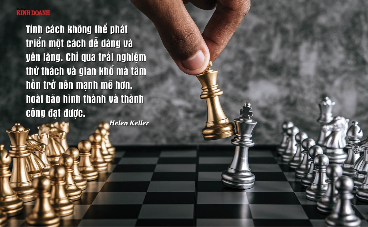 Tính cách không thể phát triển một cách dễ dàng và yên lặng. Chỉ qua trải nghiệm thử thách và gian khổ mà tâm hồn trở nên mạnh mẽ hơn, hoài bão hình thành và thành công đạt được. Helen Keller