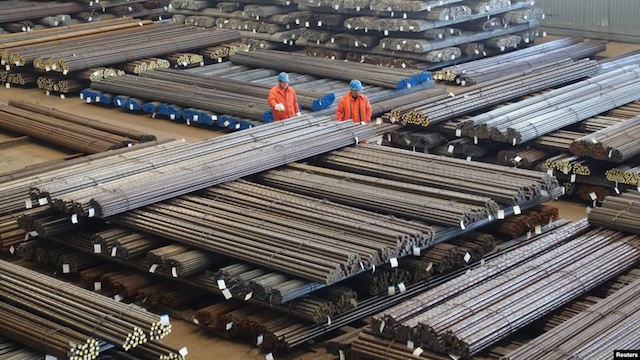Thép giá rẻ Trung Quốc có nguy cơ tràn vào Việt Nam (Ảnh: Tư liệu)