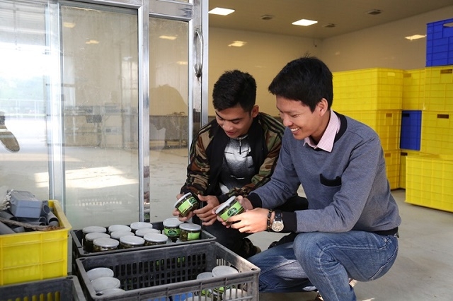 Sản phẩm muối ớt của HTX đã xuất khẩu sang thị trường Hàn Quốc (Ảnh: TL)