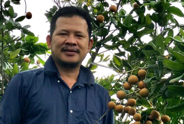 Ông Đạm là người trồng thanh nhãn đầu tiên trên vùng đất Tân Phú (Ảnh: Tư liệu)