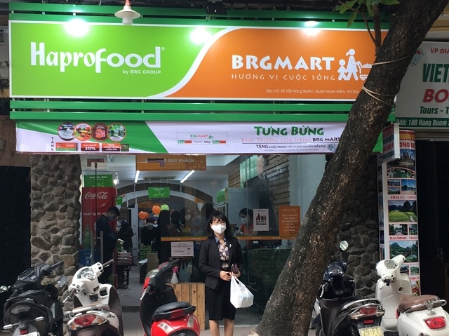 9 cửa hàng bán lẻ Hapro Food thuộc chuỗi BRGMart đều nằm tại các điểm trung tâm Hà Nội và có vị trí giao thông thuận lợi
