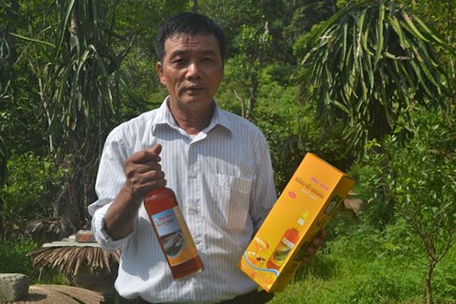 Các sản phẩm mật ong của các HTX trên địa bàn huyện Hương Sơn đang dần khẳng định được thương hiệu và chất lượng sản phẩm (Ảnh: TL)