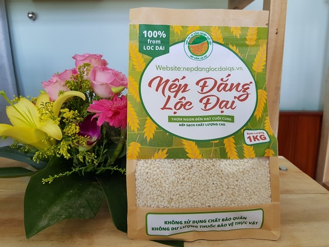 Sản phẩm Nếp Đắng Lộc Đại của HTX Nông nghiệp Quế Hiệp đạt OCOP 2019 Quảng Nam (Ảnh: TL)