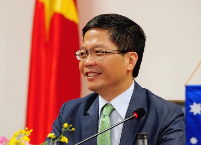 Bộ trưởng Trần Tuấn Anh hội đàm trực tuyến với Bộ trưởng Thương mại, Du lịch và Đầu tư Úc Simon Birmingham