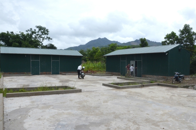 Hệ thống nhà xưởng của HTX Quế Sơn được xây dựng từ nguồn vốn hỗ trợ xây dựng Nông thôn mới