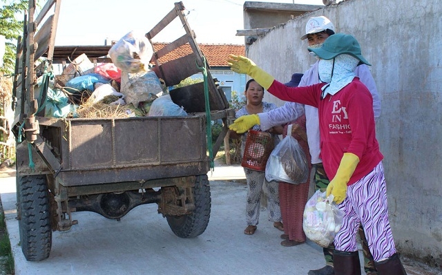 HTX Hòa An Tây vẫn chưa có phương tiện thu gom rác chuyên dụng (Ảnh: TL)