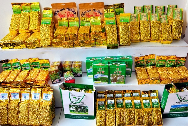 Sản phẩm của HTX được Cục Sở hữu trí tuệ công nhận nhãn hiệu Chè Bát Tiên Mỹ Bằng (Ảnh: TL)