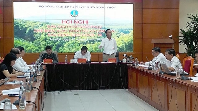 Hội nghị bàn giải pháp hồi phục chế biến, xuất khẩu gỗ và lâm sản sau dịch bệnh Covid-19