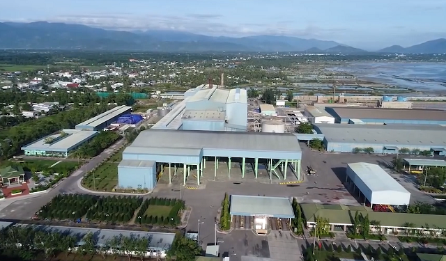 Nhà máy Công ty CP đường Việt Nam (Vietsugar) tại tỉnh Khánh Hòa.