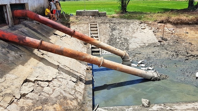 Trạm bơm xuống cấp không được đầu tư sẽ ảnh hưởng lớn đến năng suất sản lượng sau mỗi mùa vụ (Ảnh: TL)