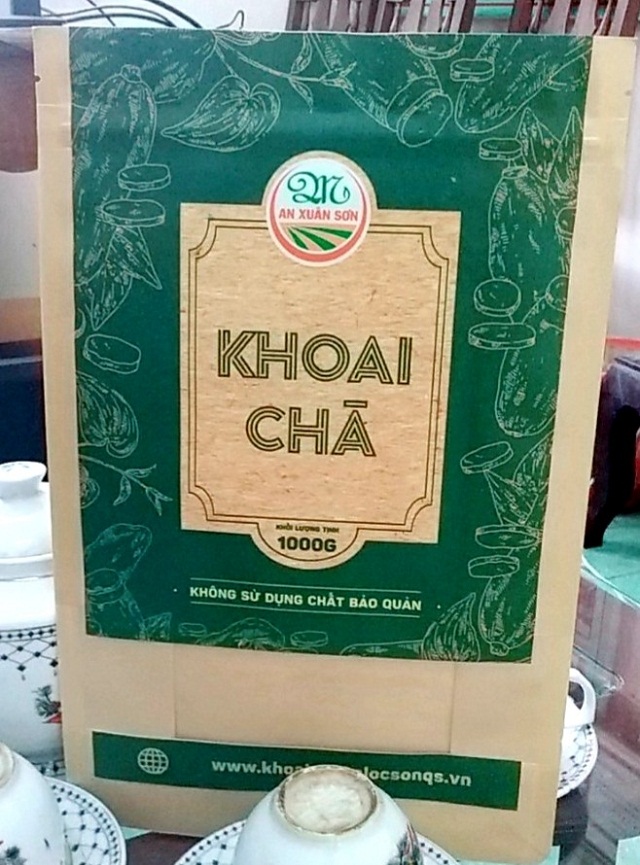 Khoai chà của HTX An Xuân Sơn đạt chuẩn OCOP 3 sao cấp tỉnh (Ảnh: TL)