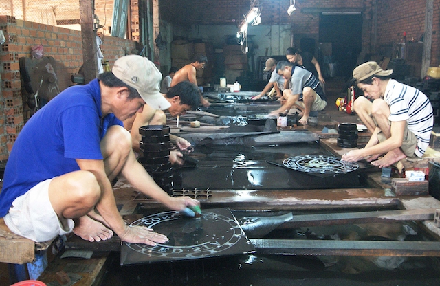 Làng nghề sơn mài Tương Bình Hiệp đang được kỳ vọng sẽ “phục hưng” (ảnh: Tư liệu)