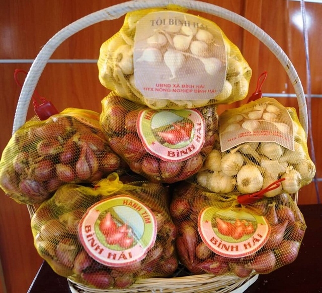 Hành tím Bình Hải đạt tiêu chuẩn VietGAP (Ảnh: TL)