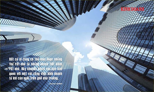 Bất cứ ai cũng có thể mua được những thứ rất nhỏ từ những khoản tiết kiệm rất nhỏ. Hãy khuyến khích con bạn làm quen với một vài công việc kinh doanh từ khi còn ngồi trên ghế nhà trường. Warren Buffett