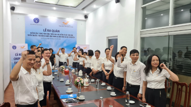 BHXH và Bưu điện Hải Phòng quyết tâm mang bảo hiểm tự nguyện đến cho người lao động tự do.
