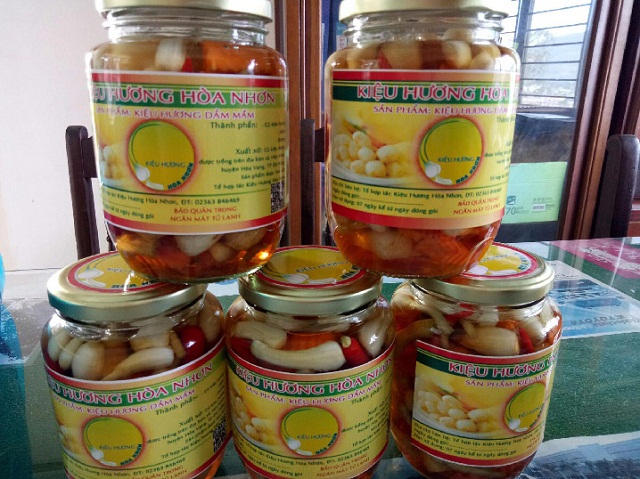 Sản phẩm kiệu hương tham gia OCOP (Ảnh: TL)