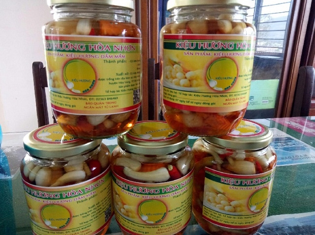 Sản phẩm kiệu hương tham gia OCOP (Ảnh: TL)