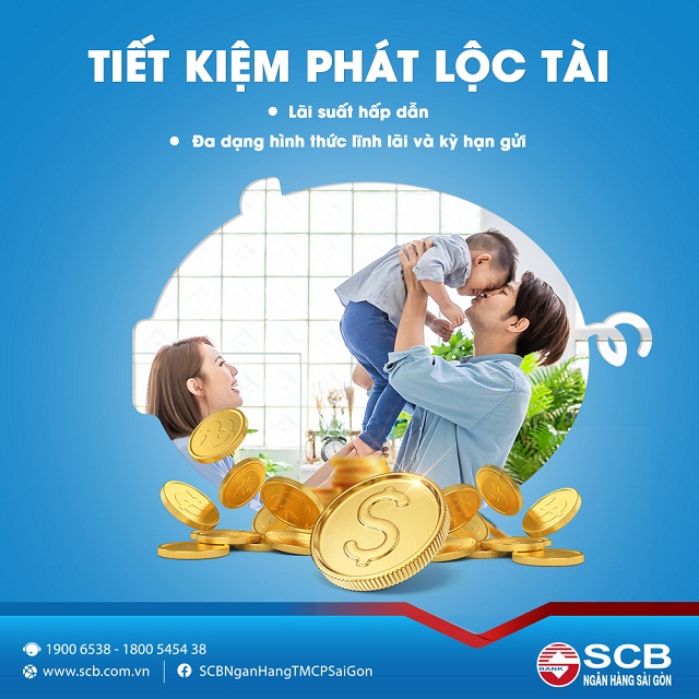SCB triển khai sản phẩm mới “Tiết kiệm Phát Lộc Tài”