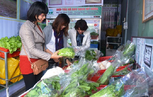 Rau sạch Mỹ Hưng đã tạo dựng lòng tin từ người tiêu dùng (Ảnh: TL)