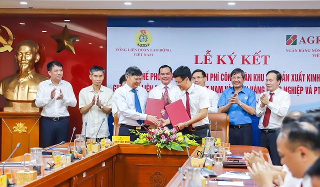 Agribank và Tổng Liên đoàn Lao động Việt Nam ký kết Quy chế hợp tác toàn diện