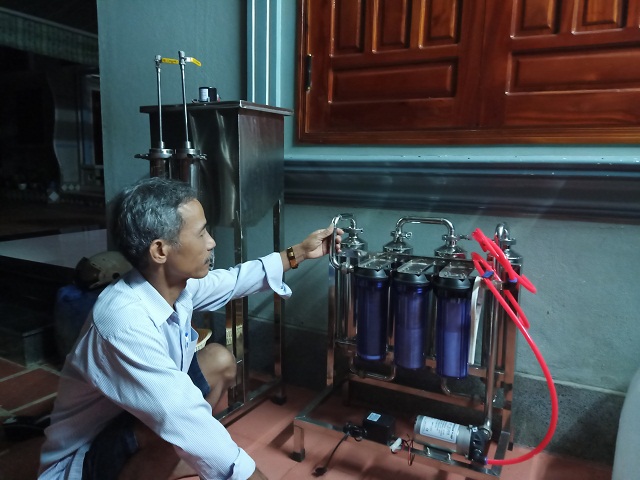 Hệ thống lọc rượu và khử andehit cho sản phẩm rượu nếp có gas an toàn với sức khỏe người dùng (Ảnh: TL)